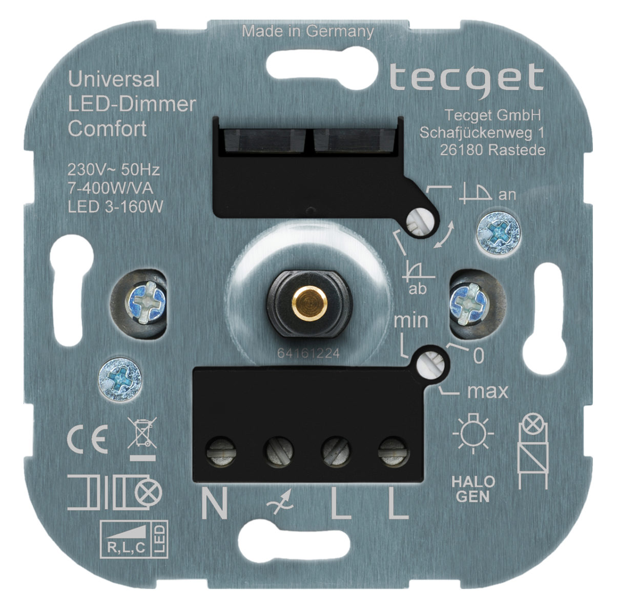 Install Universal Led Drehdimmer Tecget